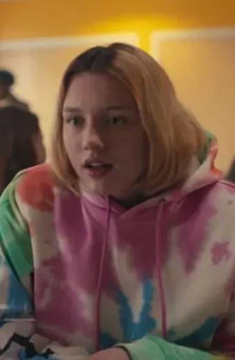 Imogen Heaney Heartstopper Rhea Norwood Pink Bomber Hoodie