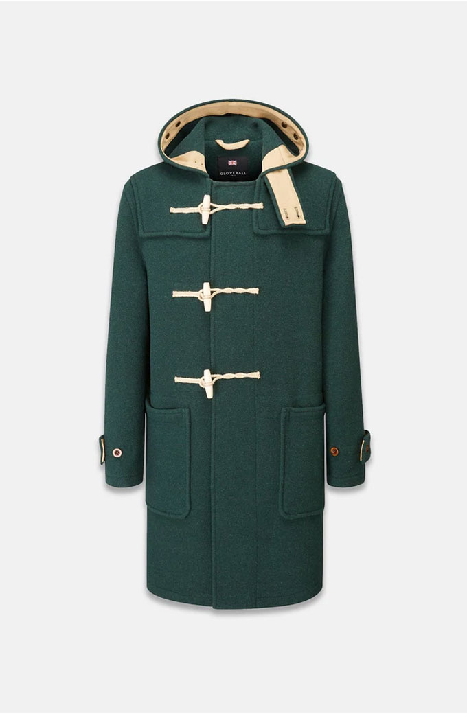 Joe Locke Heartstopper Charlie Spring Green Wool Duffle Coat