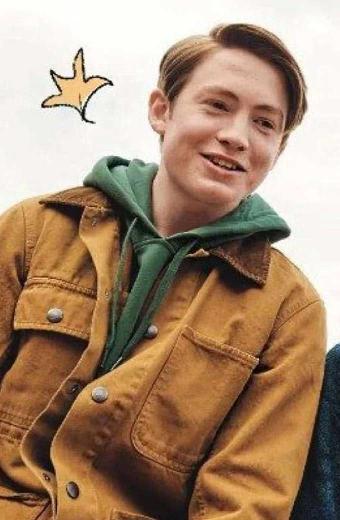 Kit Connor Heartstopper Nick Nelson Bomber Brown Cotton Jacket
