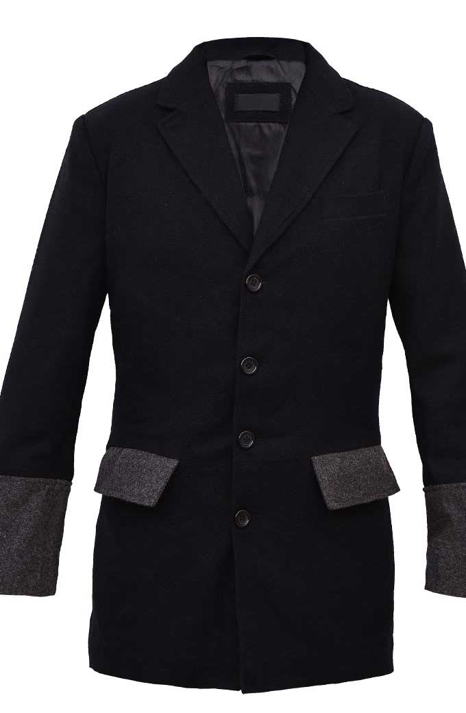Cullen Bohannon Anson Mount Hell On Wheels Black Trench Coat
