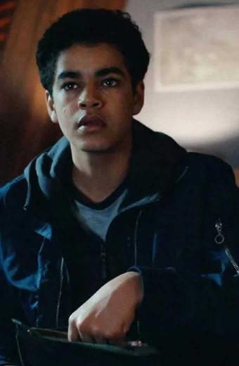 His Dark Materials Amir Wilson Will Parry Blue Cotton Jacket