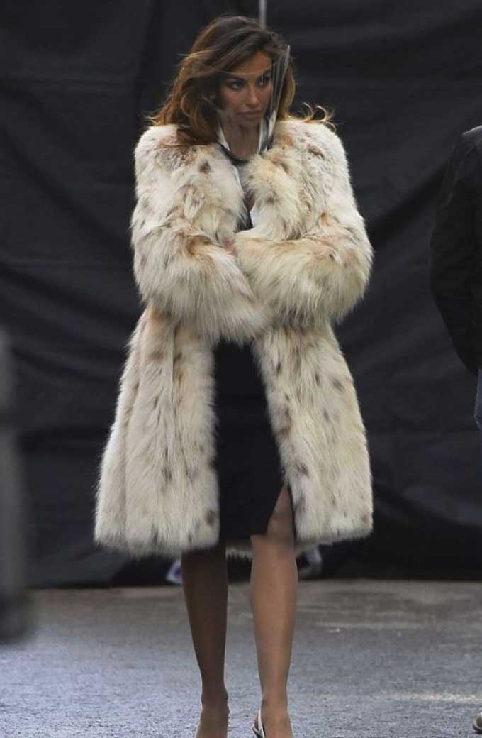 House Of Gucci Sophia Loren White Coat