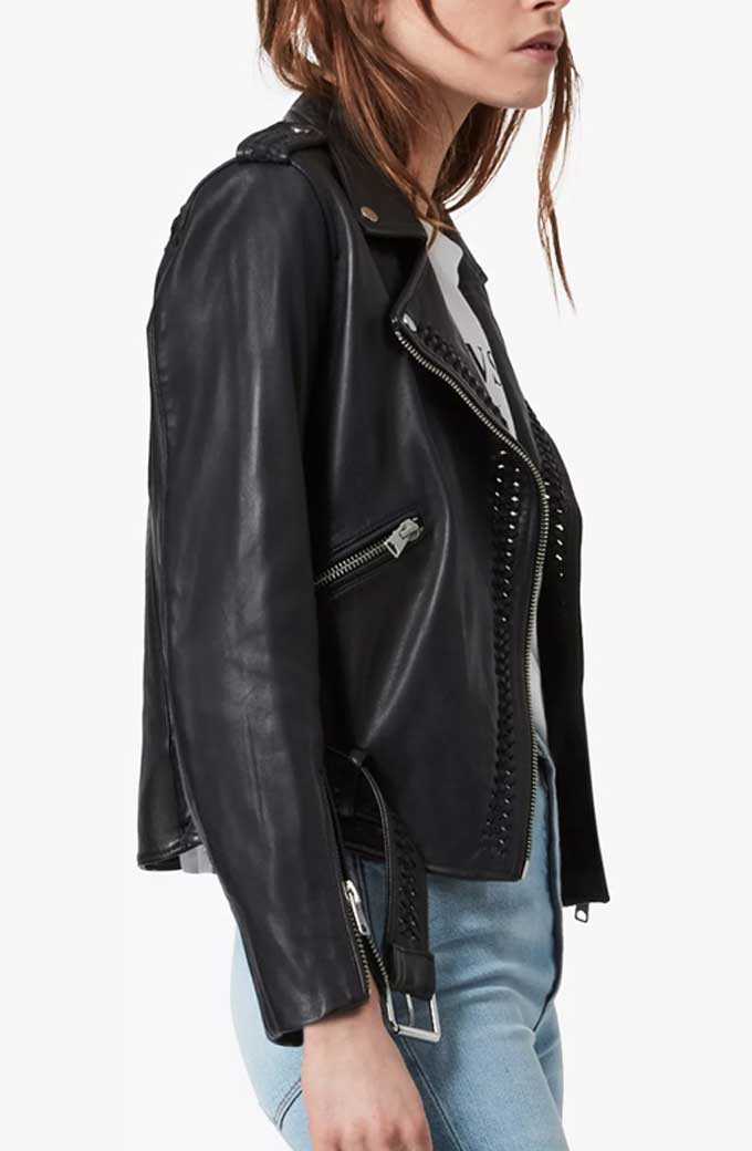 How I Met Your Father Sophie Hilary Duff Black Biker Jacket hilary-duff-how-i-met-your-father-jacket
