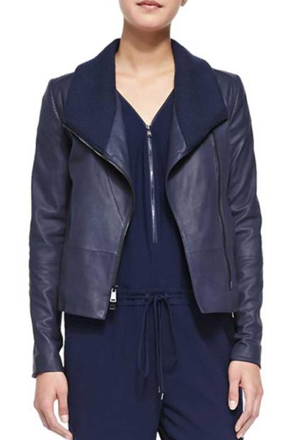 How To Get Away With Murder Michaela Pratt Blue Drape Jacket aja-naomi-king-how-to-get-away-with-murder-jacket