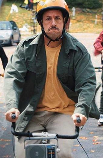 Hubie Halloween Adam Sandler Hubie Dubois Green Cotton Jacket