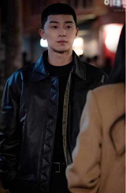 Itaewon Class Park Seo Joon Park Sae Ro Yi Black Bomber Jacket park-seo-joon-itaewon-class-jacket