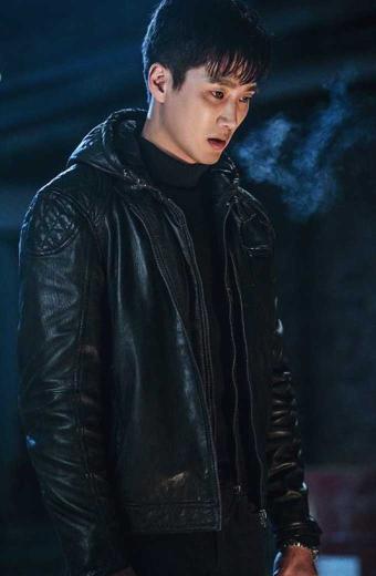 Bo Hyun Ahn Jang Geun-won Itaewon Class Black Hooded Jacket