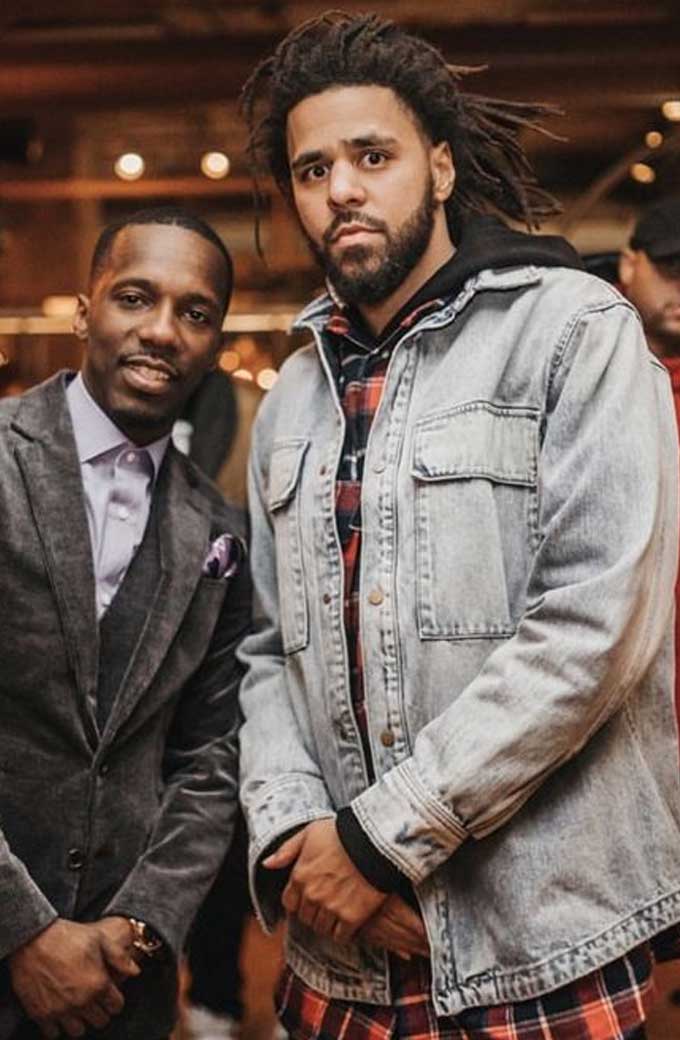 Mens J Cole Concert Street Casual Bomber Blue Denim Jacket