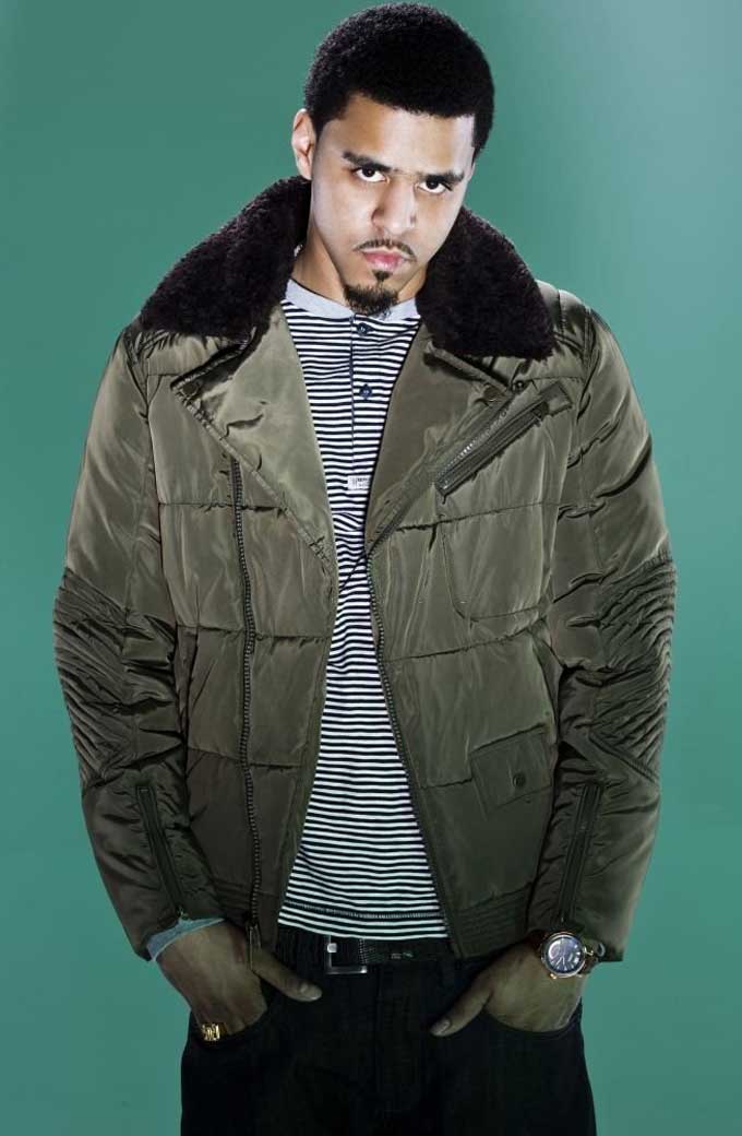 Mens J Cole Street Casual Bomber Green Parachute Puffer Jacket