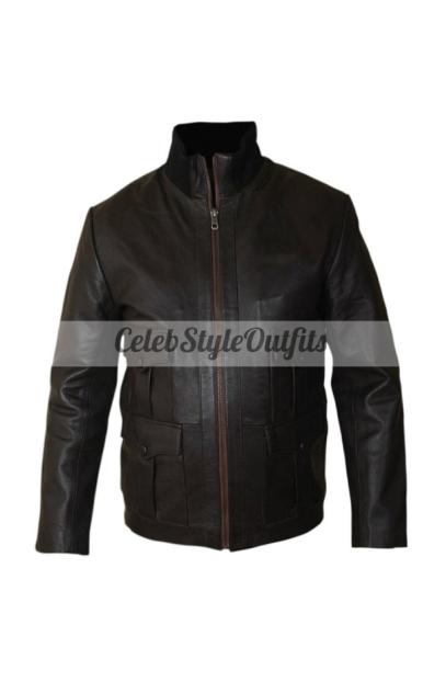 Casino Royale James Bond Daniel Craig Brown Leather Jacket daniel-craig-casino-royale-jacket