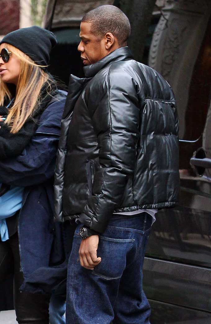 American Rapper Jay Z Shawn Carter Black Puffer Jacket