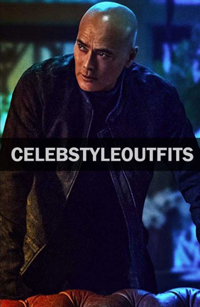 Zero John Wick Parabellum Mark Dacascos Black Leather Jacket