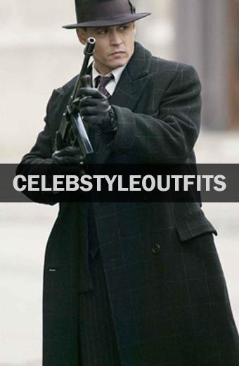 Public Enemies John Dillinger Johnny Depp Black Trench Coat