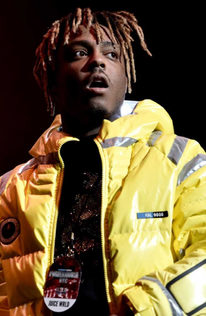 Juice Wrld Power 1051s Powerhouse 2018 Puffer Hooded Jacket