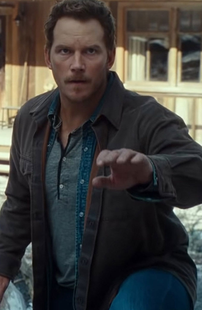 Jurassic World Dominion Chris Pratt Owen Grady Cotton Jacket