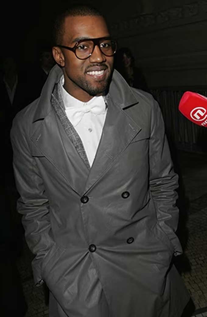 Kanye West Grey Rain Coat