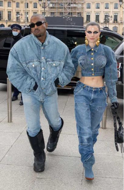 Mens Casual Kanye Omari West Street Bomber Blue Denim Jacket kanye-omari-west-mens-jacket