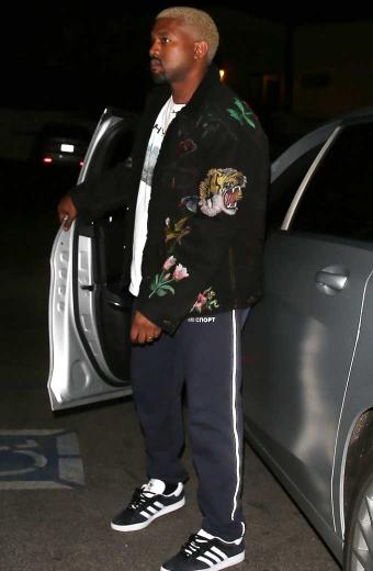 Mens Kanye Omari West Casual Bomber Black Cotton Jacket