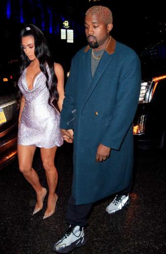 Mens Kanye Omari West Street Casual Blue Wool Trench Coat