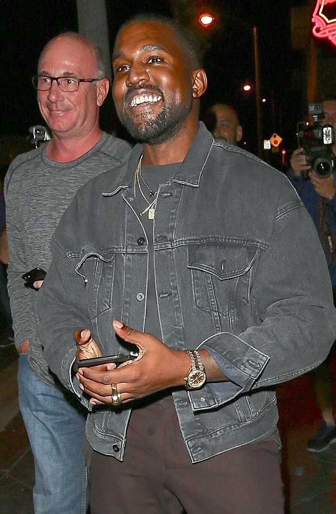 Mens Kanye Omari West Street Casual Bomber Black Denim Jacket