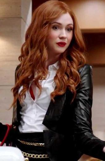 Selfie TV Show Karen Gillan Eliza Dooley Black Leather Jacket