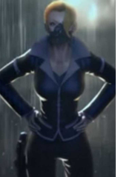 King of Fighters Destiny Mature Cosplay Black Leather Jacket mature-king-of-fighters-destiny-jacket