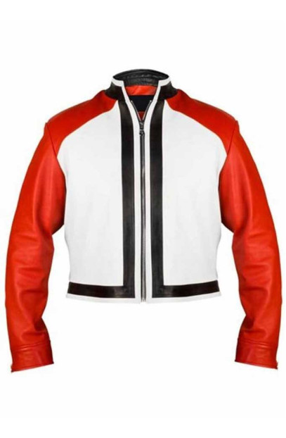 Rock Howard The King Of Fighters Red White Cosplay Jacket rock-howard-the-king-of-fighters-jacket