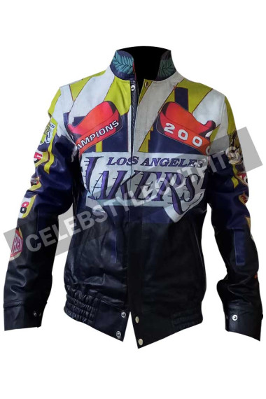 NBA Los Angeles Lakers Jeff Hamilton Champions Biker Jacket