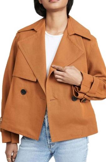 Nancy McKenna LAs Finest Jessica Alba Brown Belted Jacket