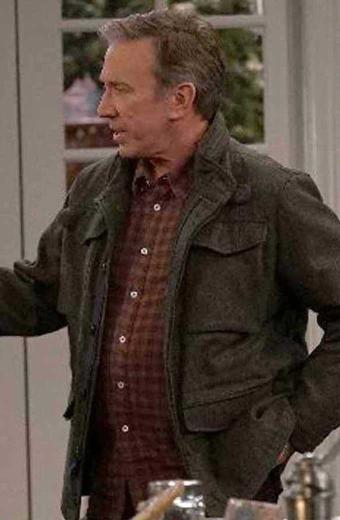 Tim Allen Mike Baxter Last Man Standing Green Wool Jacket