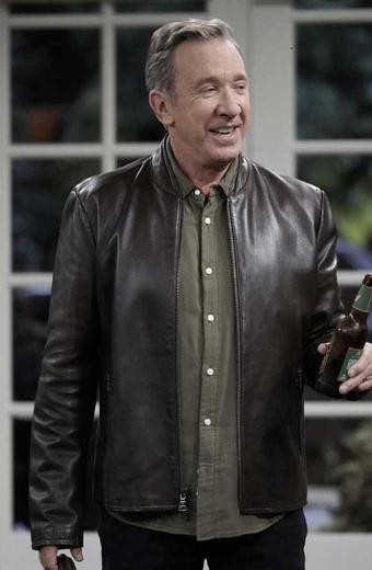 Tim Allen Mike Baxter Last Man Standing Brown Leather Jacket