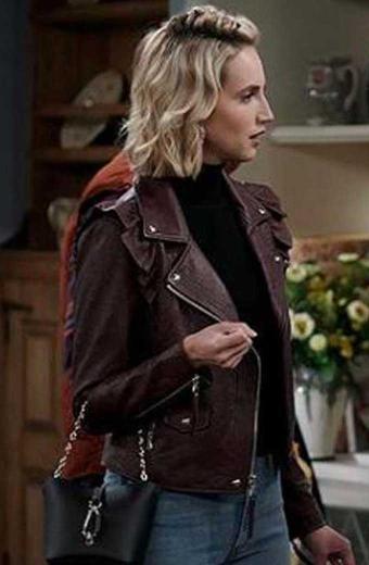 Mandy Baxter Molly McCook Last Man Standing Biker Jacket