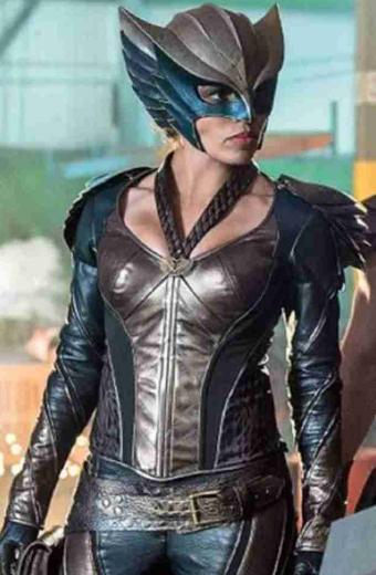Legends of Tomorrow Hawkgirl Ciara Renee Brown Leather Jacket