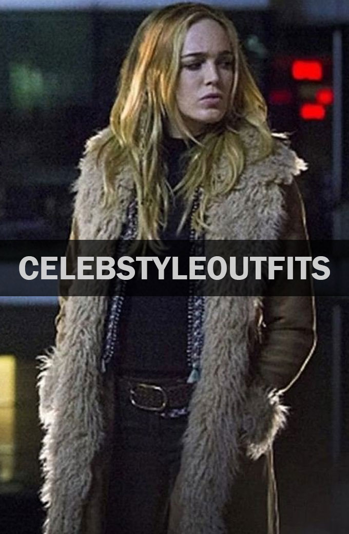 White Canary Legends Of Tomorrow Sara Lance Caity Lotz Coat