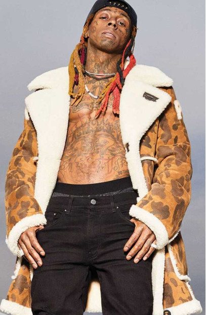 A Bathing Ape x UGG Lil Wayne Shearling-Lined Brown Wool Coat lil-wayne-a-bathing-ape-x-ugg-coat