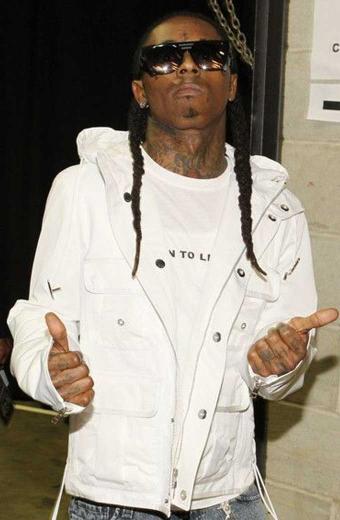 Mens Lil Wayne Street Style Casual Hooded White Cotton Jacket