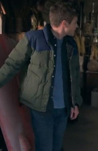 Locke And Key Connor Jessup Tyler Locke Quilted Puffer Jacket