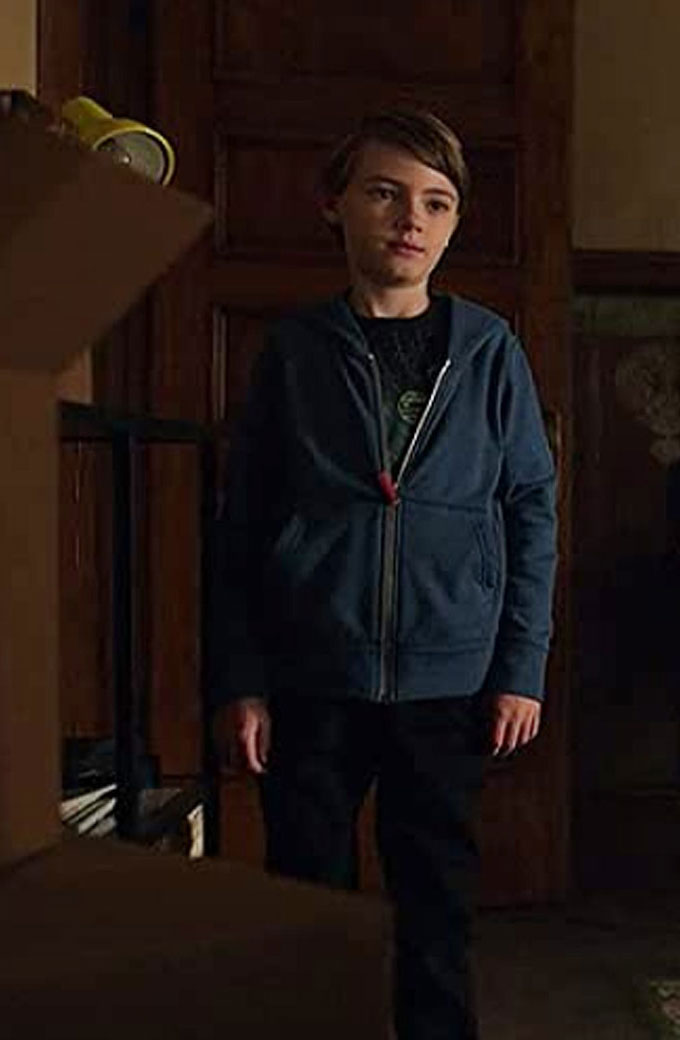 Jackson Robert Scott Locke And Key Bode Blue Cotton Hoodie