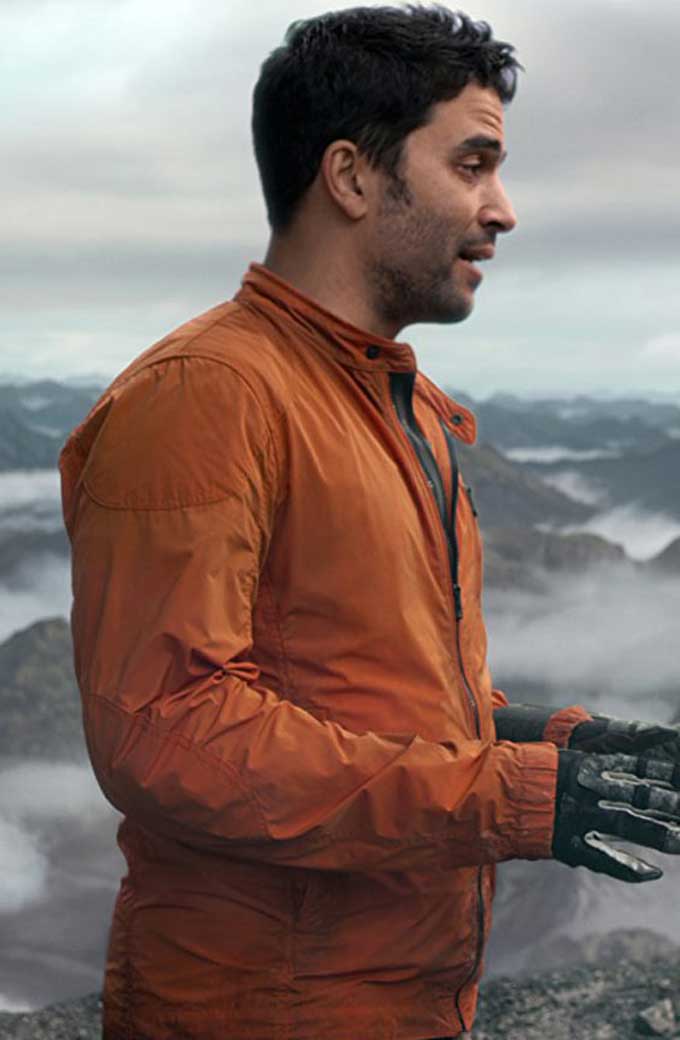 Lost In Space Ignacio Serricchio Orange Jacket