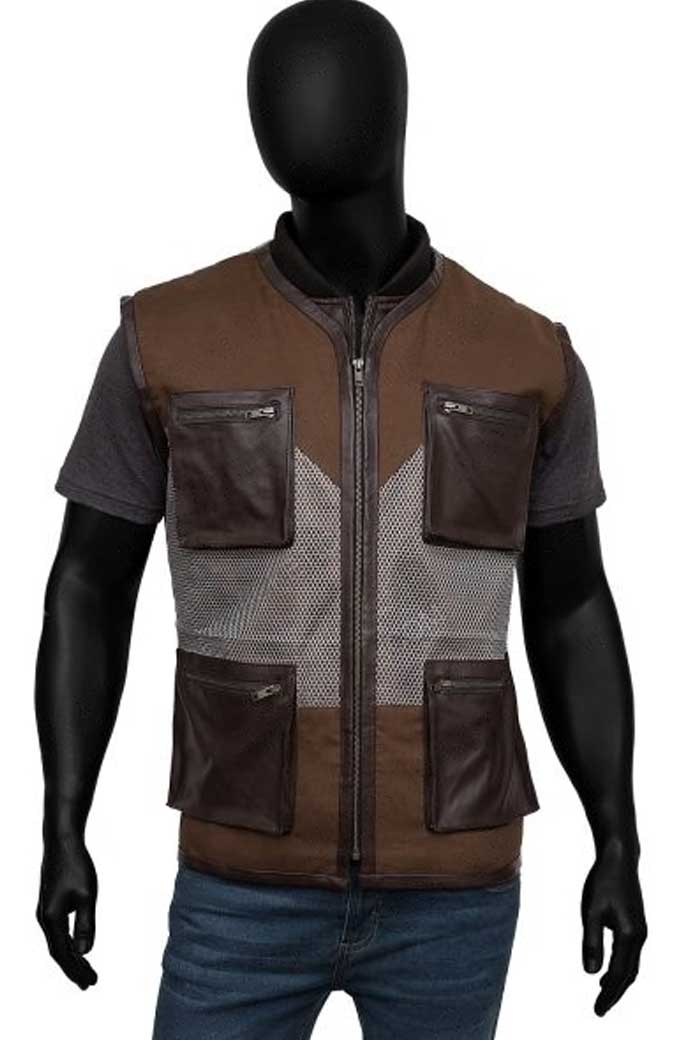 Maxwell Jenkins Lost In Space Will Robinson Brown Cotton Vest