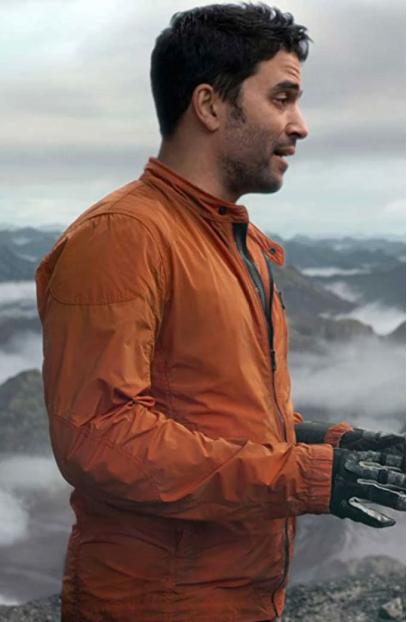 Ignacio Serricchio Don West Lost in Space Orange Bomber Jacket lost-space-ignacio-serricchio-jacket