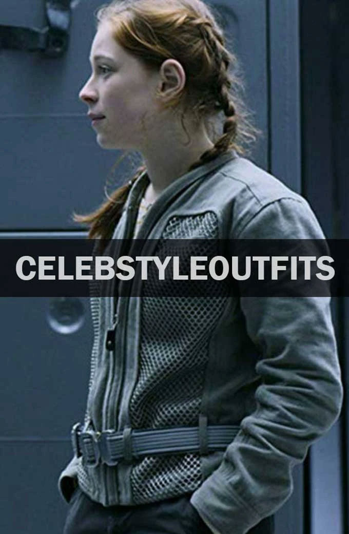 Lost in Space Mina Sundwall Penny Robinson Grey Cotton Jacket