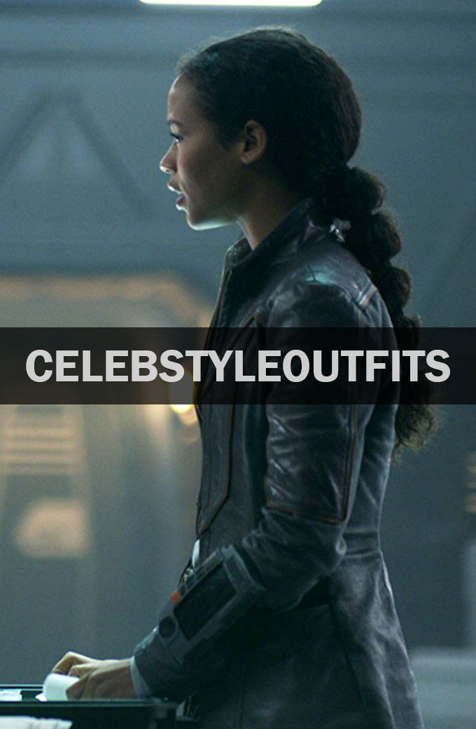 Lost Space Judy Robinson Taylor Russell Black Leather Jacket
