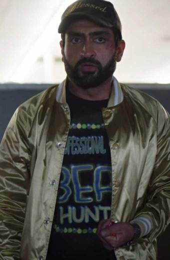 Lovebirds Kumail Nanjiani Jibran Golden Bomber Varsity Jacket