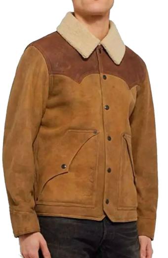 Magnus Lund Nick Thune Love Life Brown Suede Leather Jacket