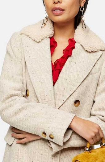 Sara Yang Zoe Chao Love Life TV Show Beige Wool Trench Coat