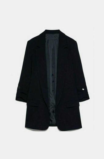 Lauren German Lucifer TV Show Chloe Decker Black Wool Blazer
