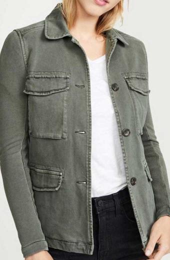 Desi Nguyen Levy Tran Macgyver TV Series Green Cotton Jacket
