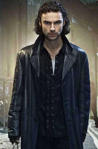 Aidan Turner Being Human John Mitchell Leather Coat