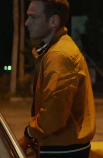 Baby Money Michael Drayer Yellow Bomber Jacket